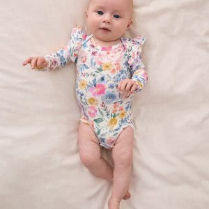 Tiny Blooms Flutter Bodysuit