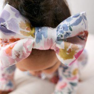Tiny Blooms Luxe Bow Headband