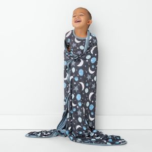Blue To the Moon & Back Large Cloud Blanket?