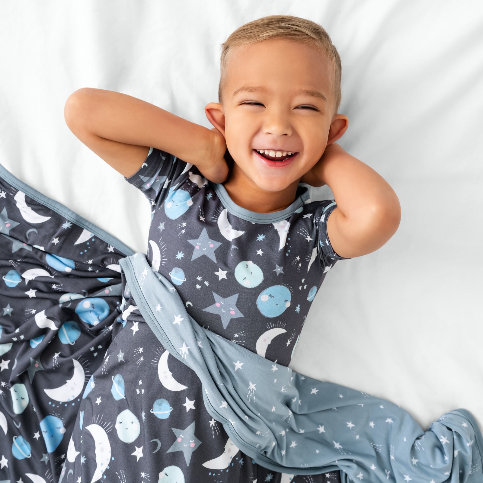 Blue To the Moon & Back Large Cloud Blanket? - Image 3