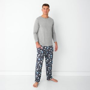 Blue To the Moon & Back Men's Pajama Pants