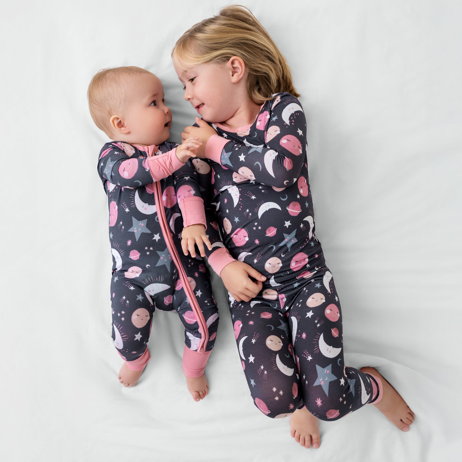 Pink To the Moon & Back Two-Piece Pajama Set - Image 3
