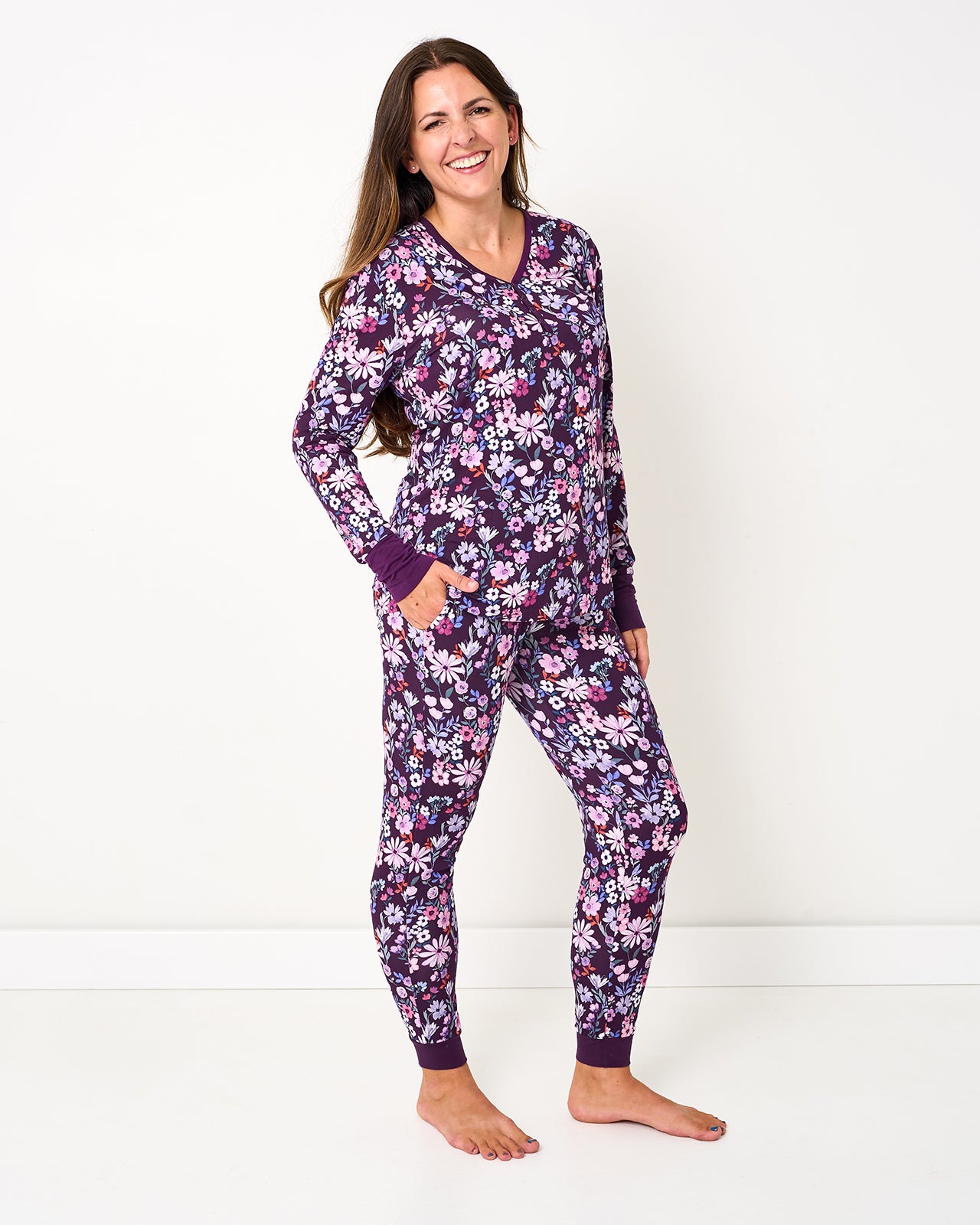 Violet Meadow Women's Long Sleeve Pajama Top - Image 2