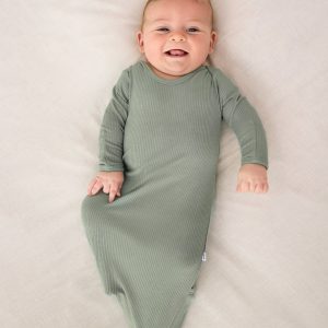 Willow Ribbed Infant Gown