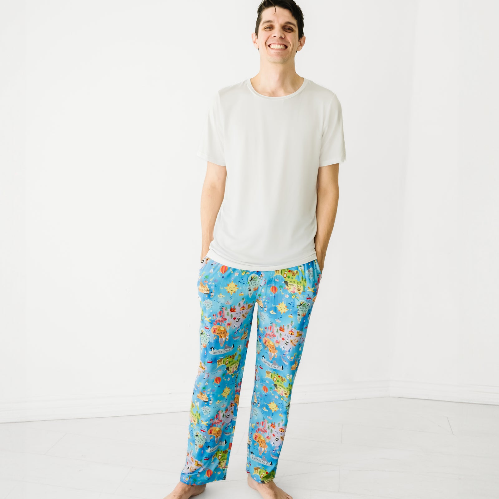 Around The World Men's Pajama Pants - Image 2