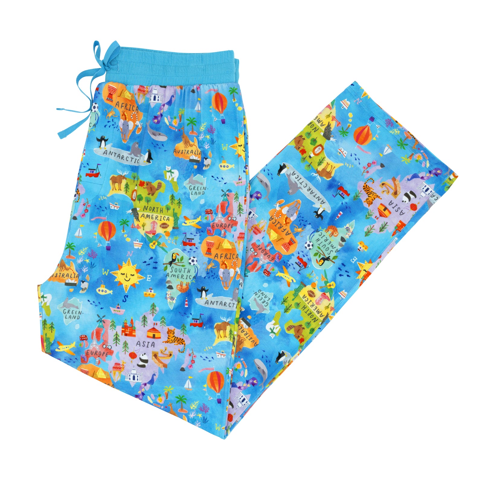 Around The World Men's Pajama Pants - Image 4