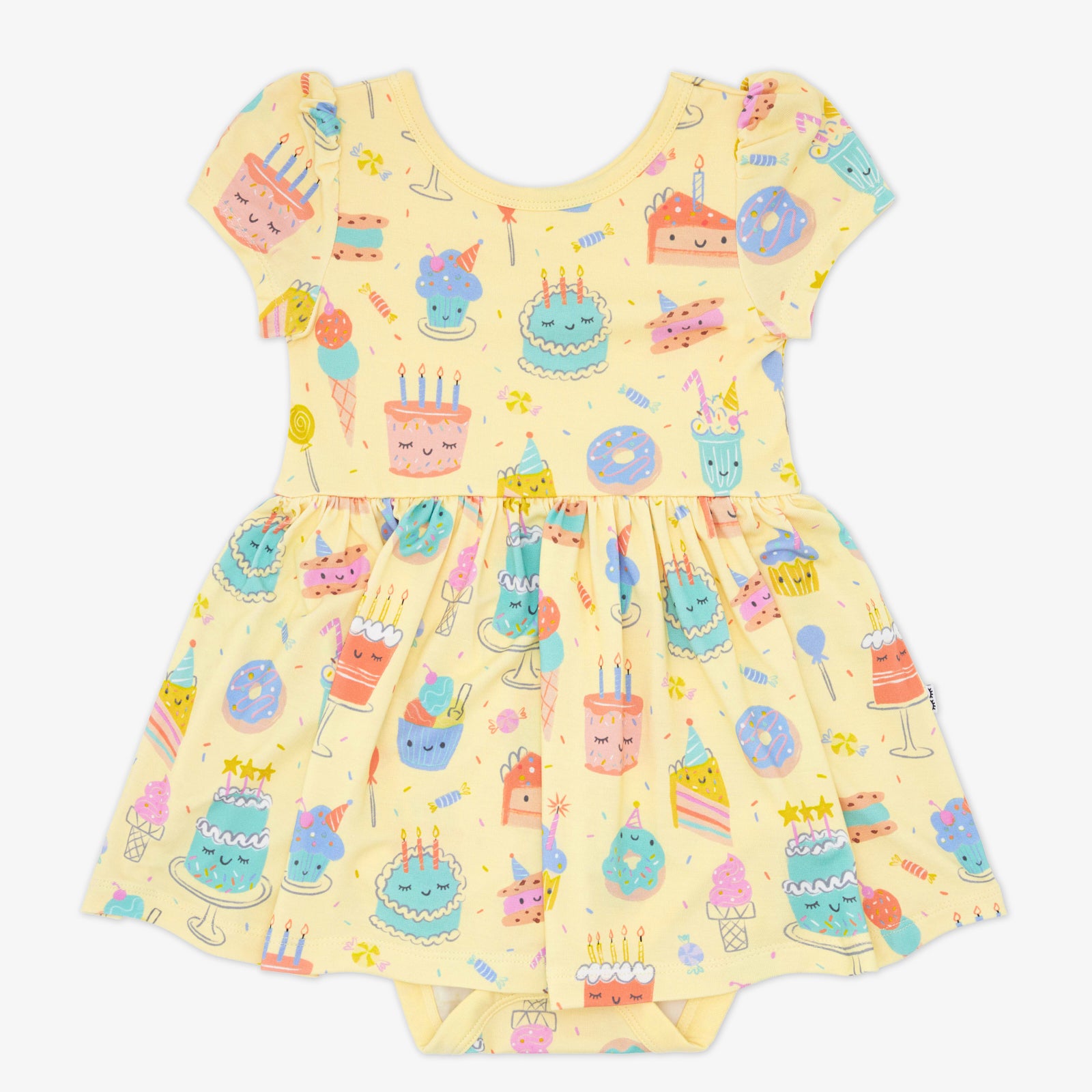 Frosted Fun Skater Dress with Bodysuit - Image 3