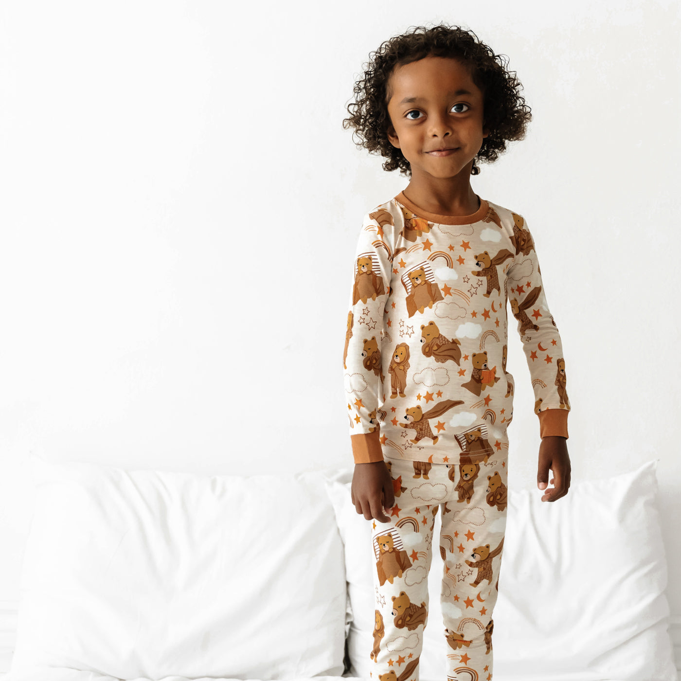 Beary Sleepy Two-Piece Pajama Set - Image 4