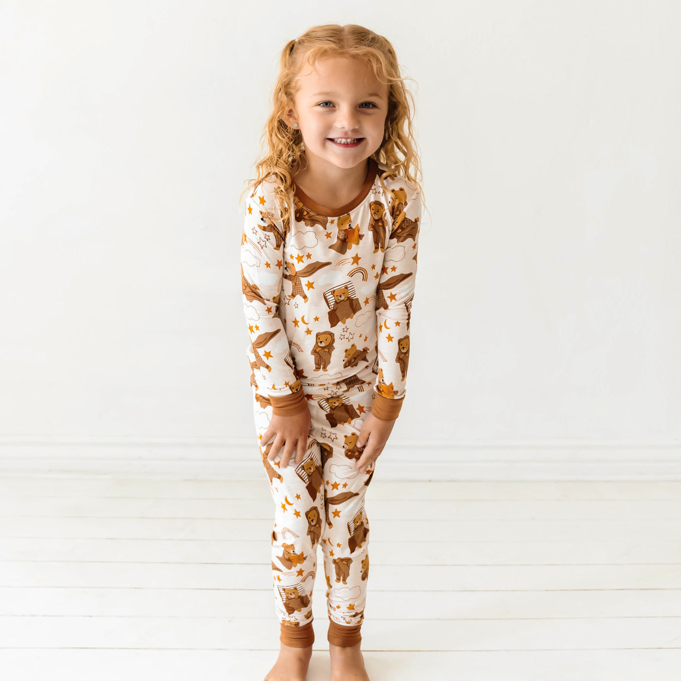 Beary Sleepy Two-Piece Pajama Set - Image 3