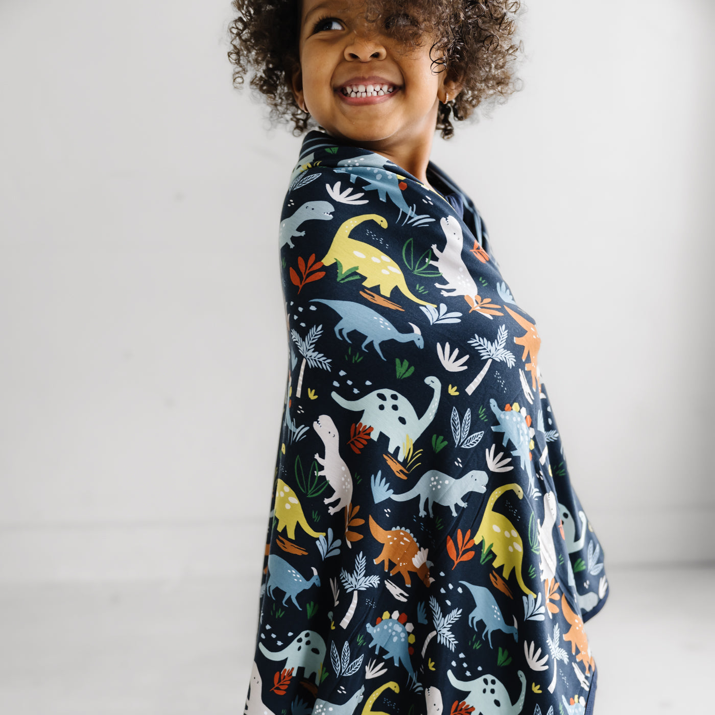 Navy Jurassic Jungle Large Cloud Blanket? - Image 3