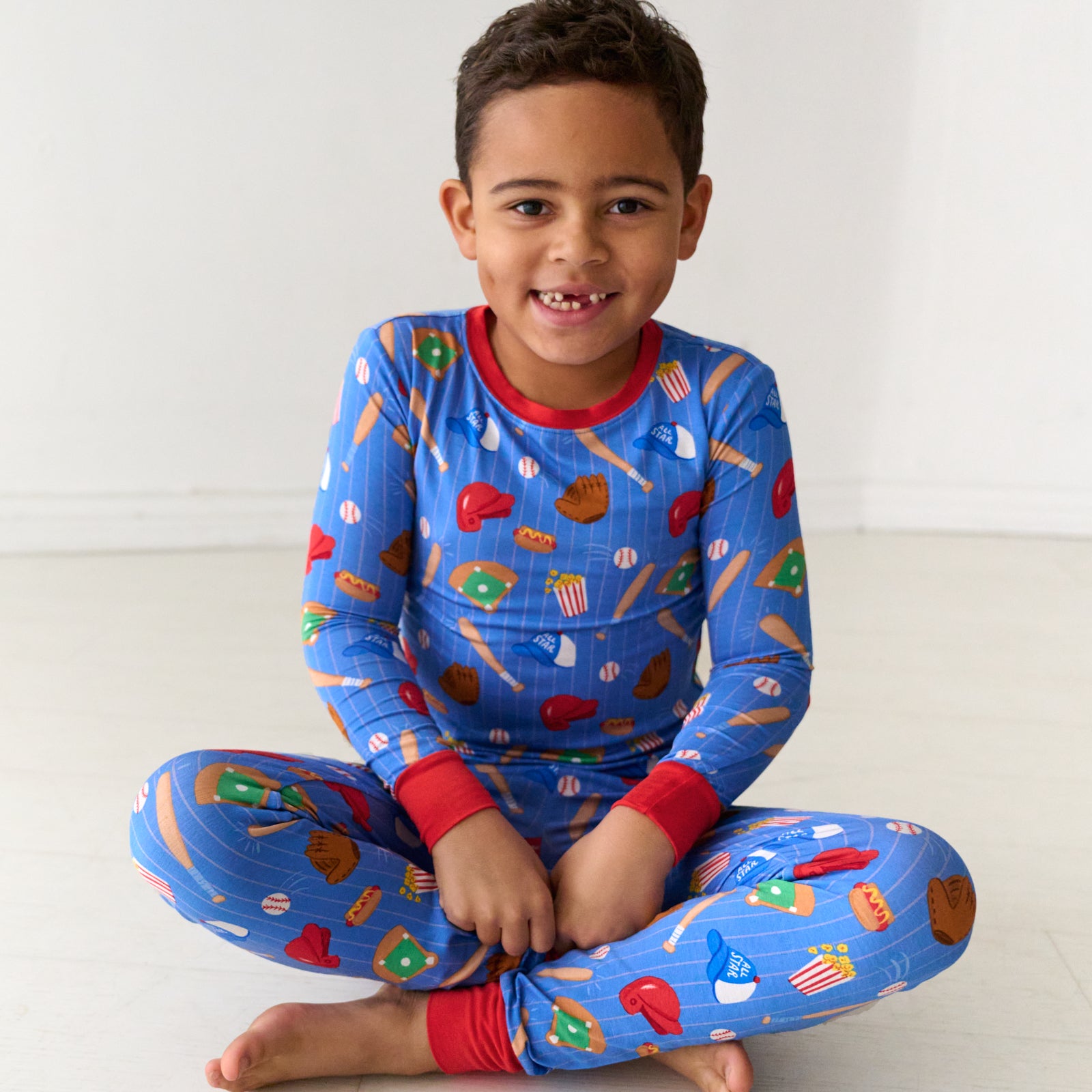 Blue All Stars Two-Piece Pajama Set - Image 2