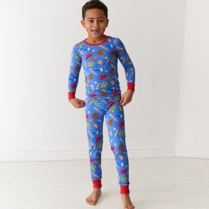 Blue All Stars Two-Piece Pajama Set