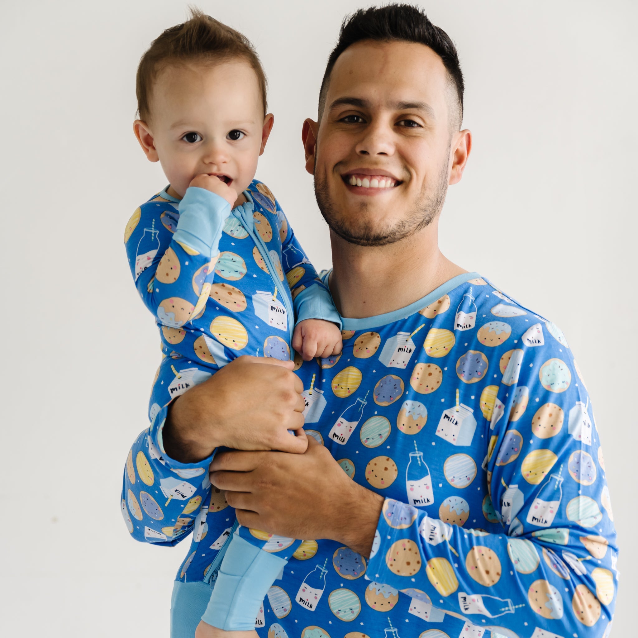 Blue Cookies & Milk Men's Pajama Top - Image 2