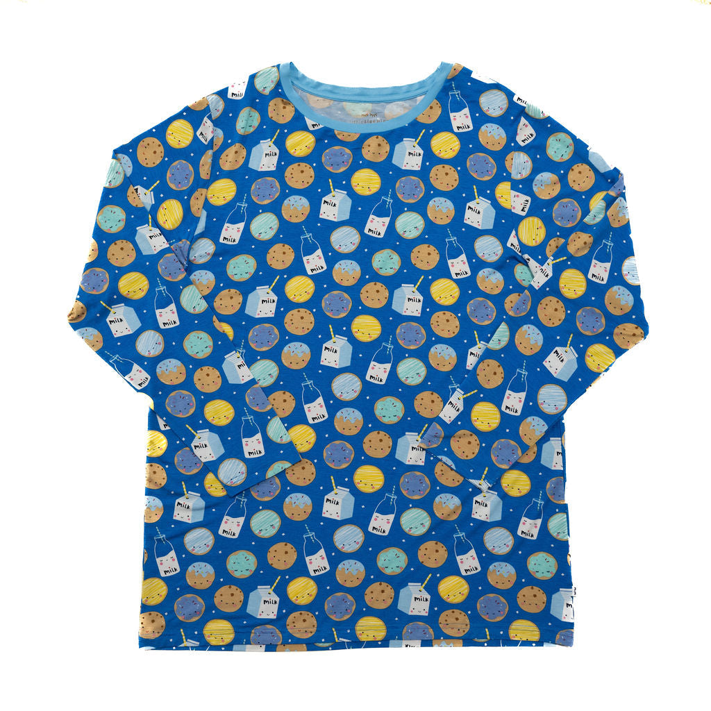 Blue Cookies & Milk Men's Pajama Top - Image 6
