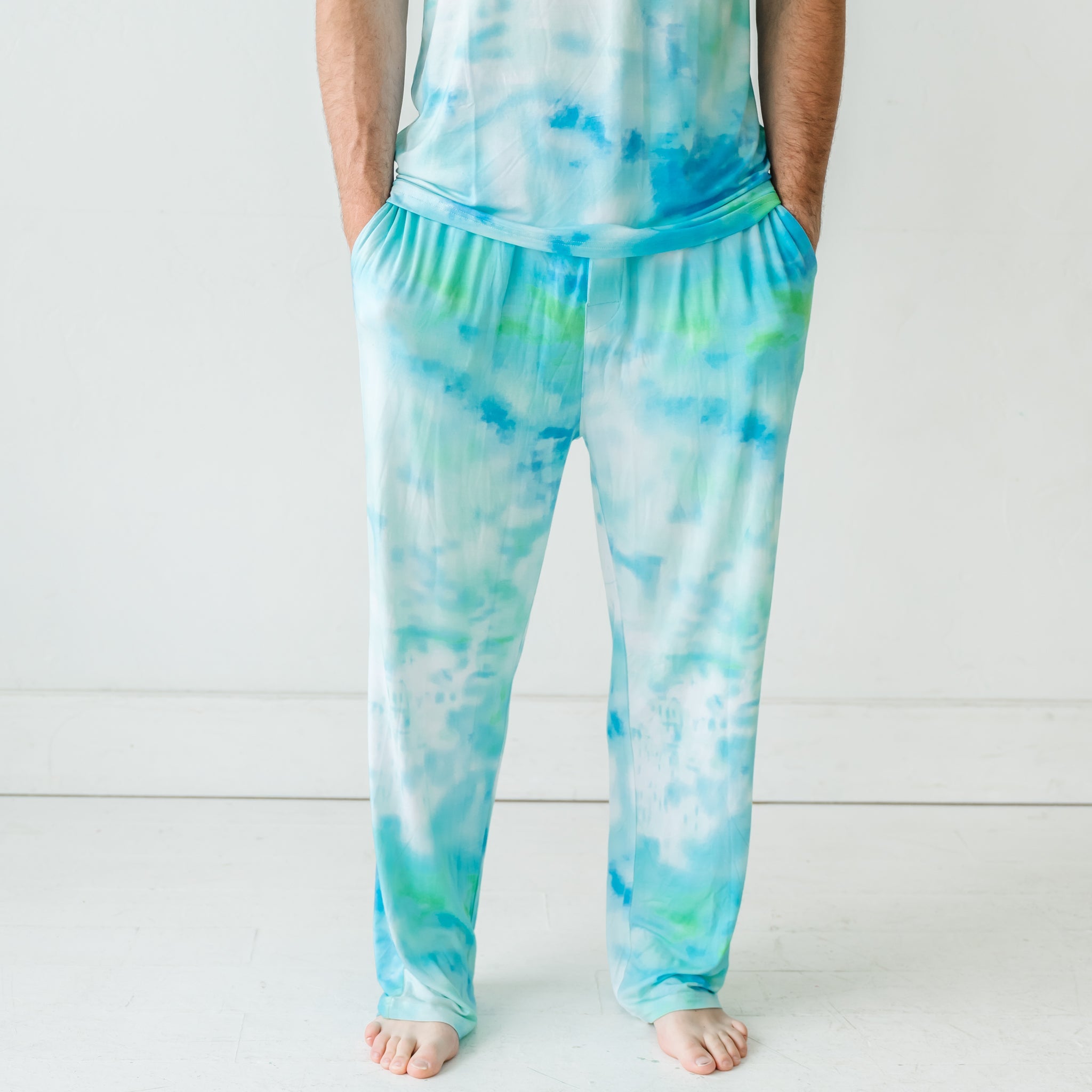 Tidepool Watercolor Men's Pajama Pants