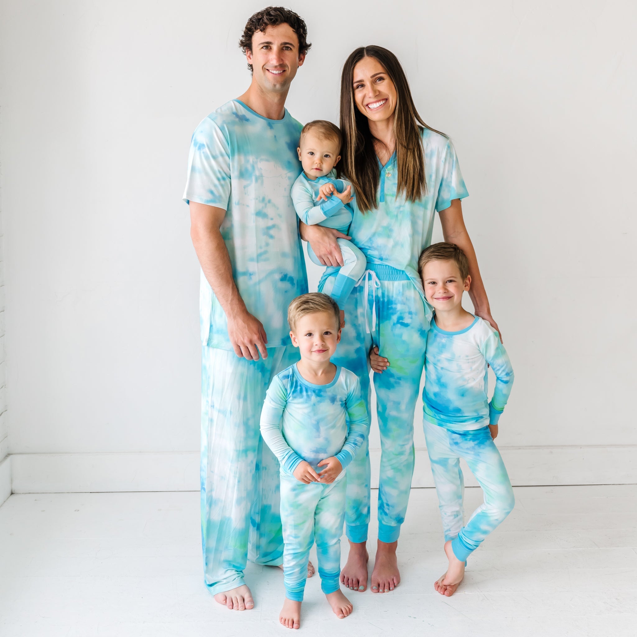 Tidepool Watercolor Men's Pajama Pants - Image 4