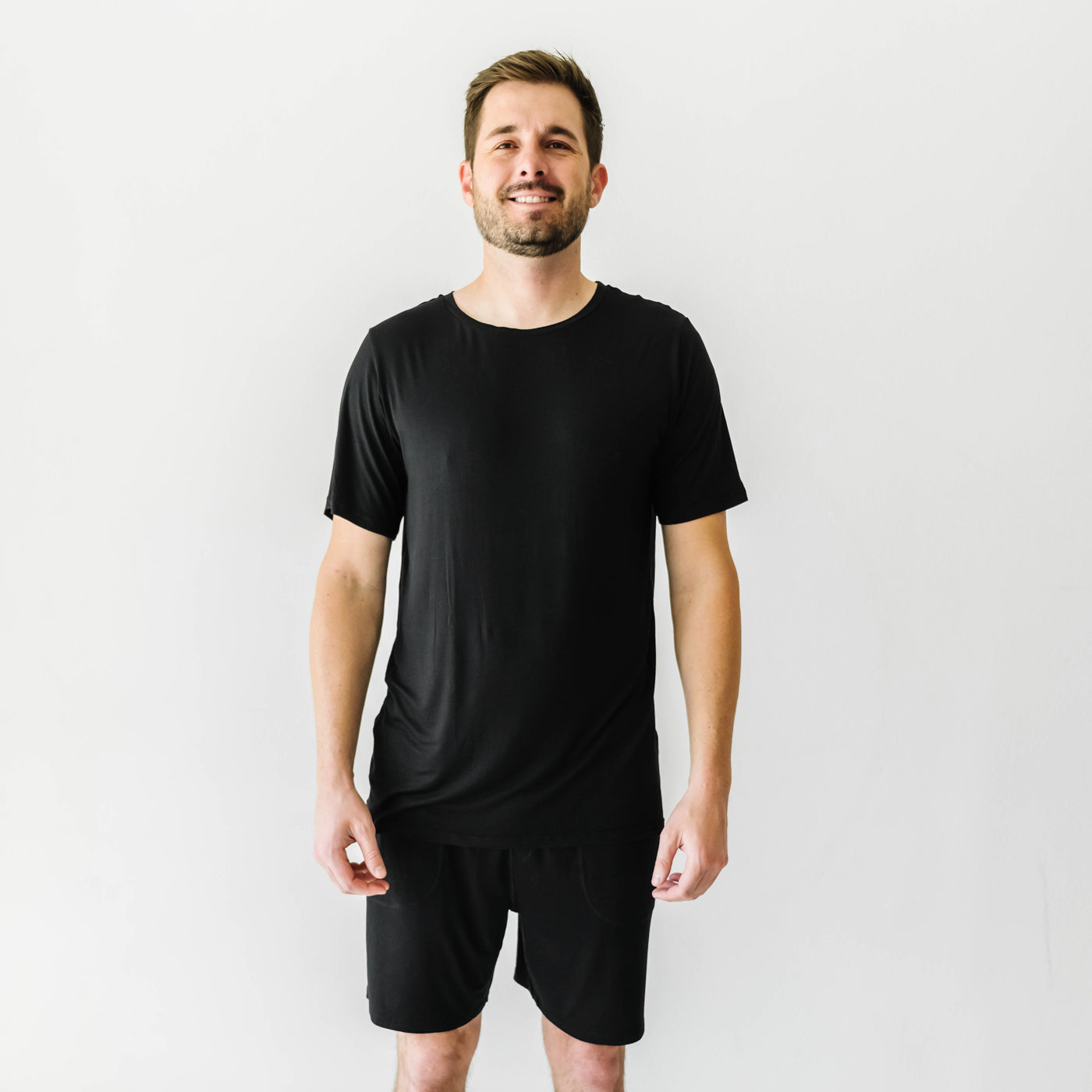 Black Men's Pajama Shorts - Image 3