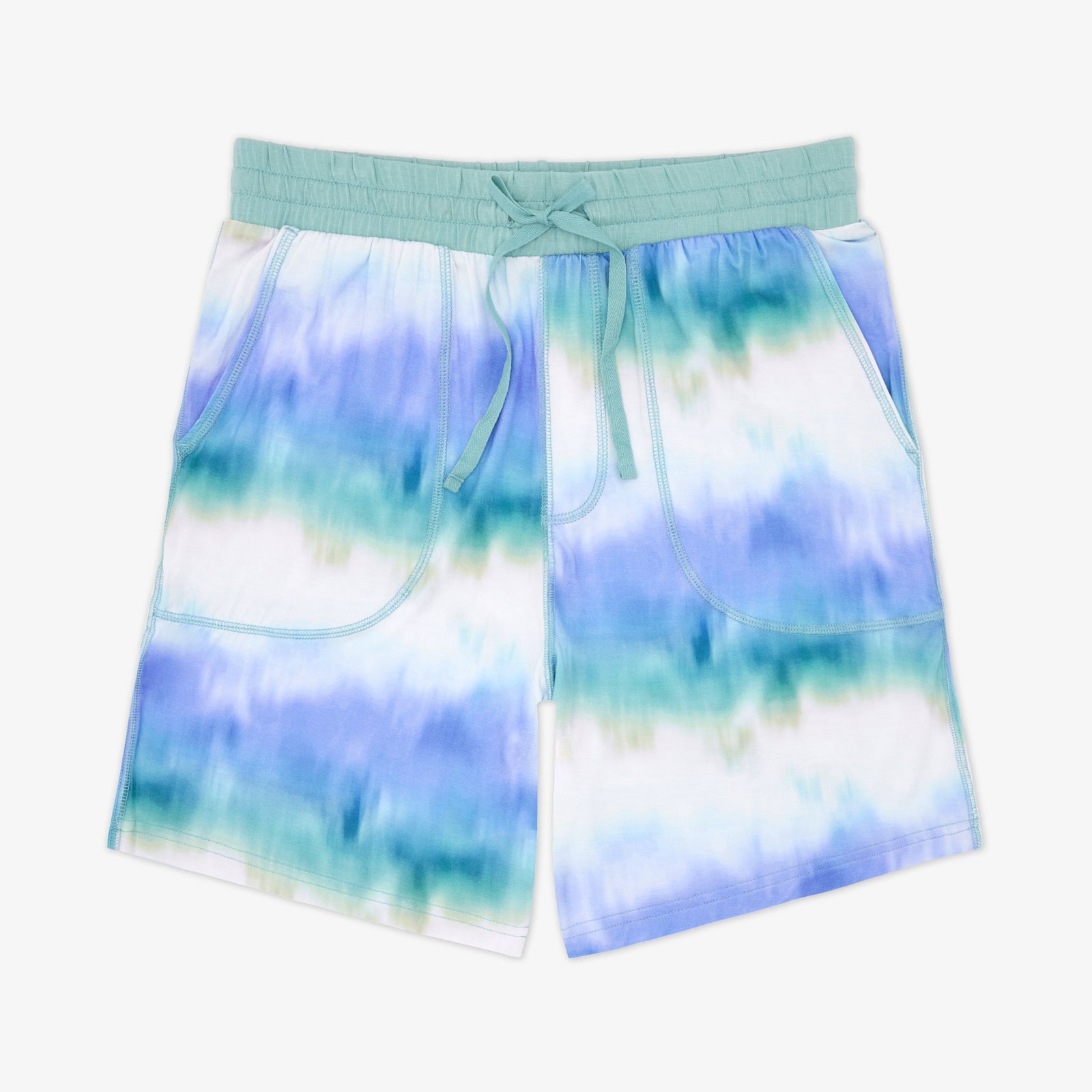 Blue Cosmic Mist Men's Pajama Shorts - Image 6
