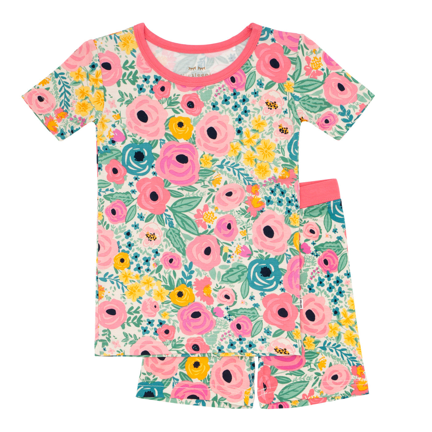 Secret Garden Two-Piece Short Sleeve & Shorts Pajama Set - Image 6