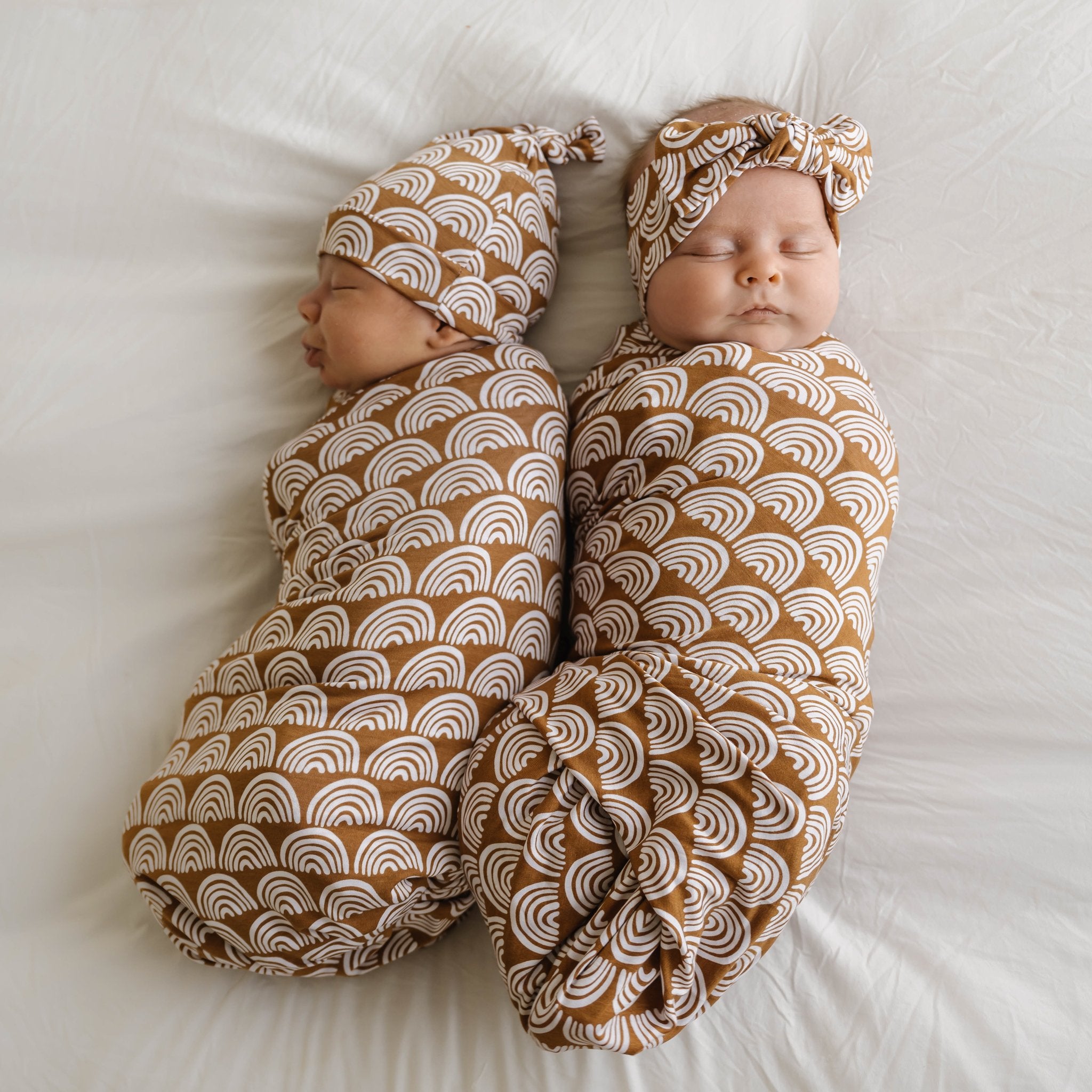 Rust Rainbows Swaddle & Hat Set - Image 2