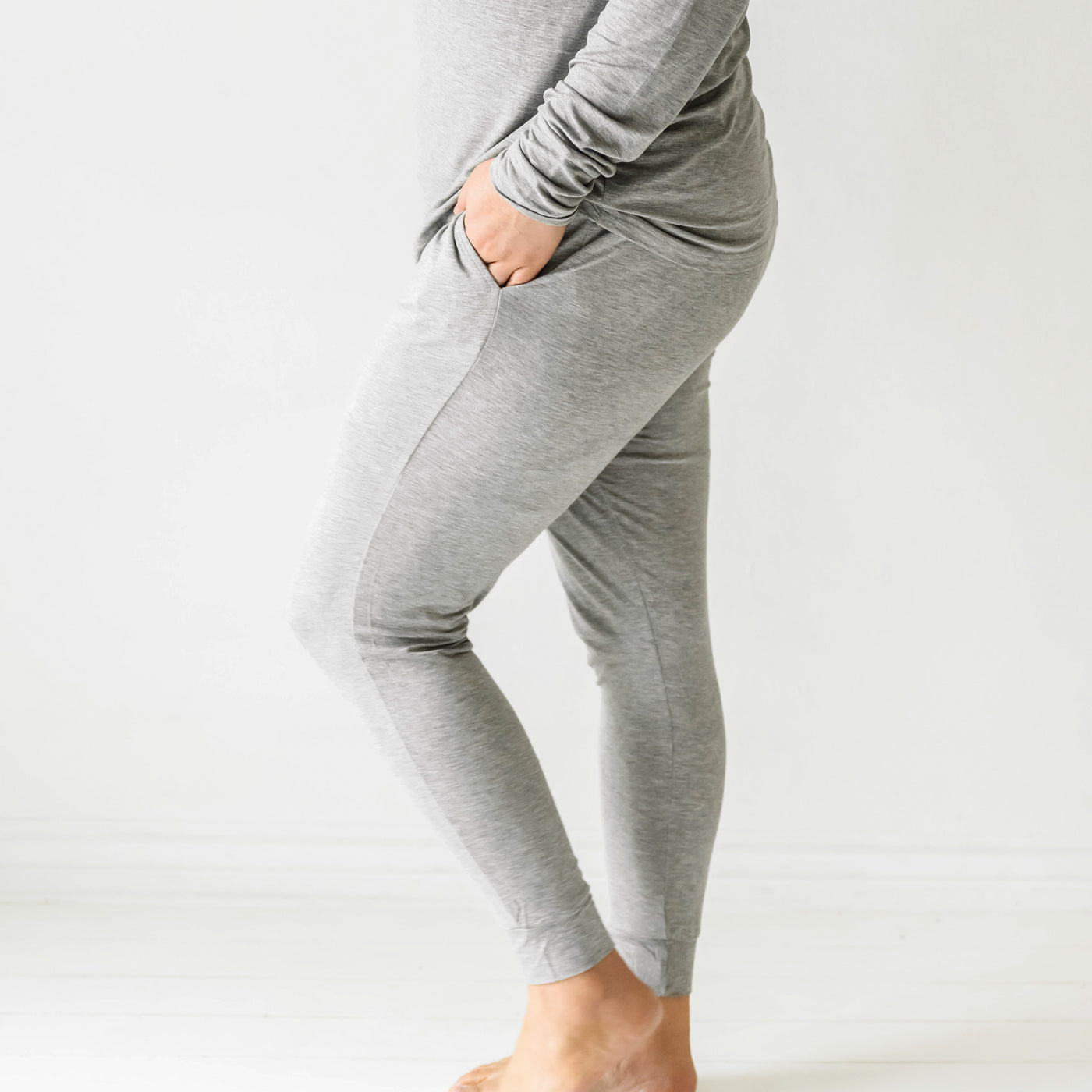 Heather Gray Women's Pajama Pants - Image 2
