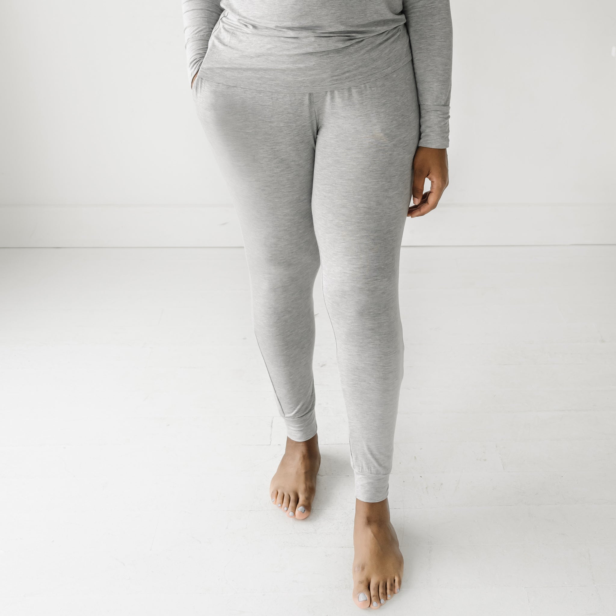 Heather Gray Women's Pajama Pants - Image 3