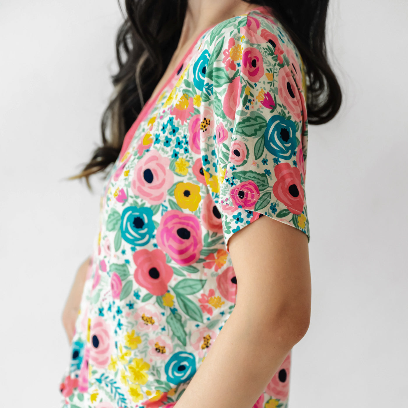 Secret Garden Women's Short Sleeve Pajama Top - Image 3