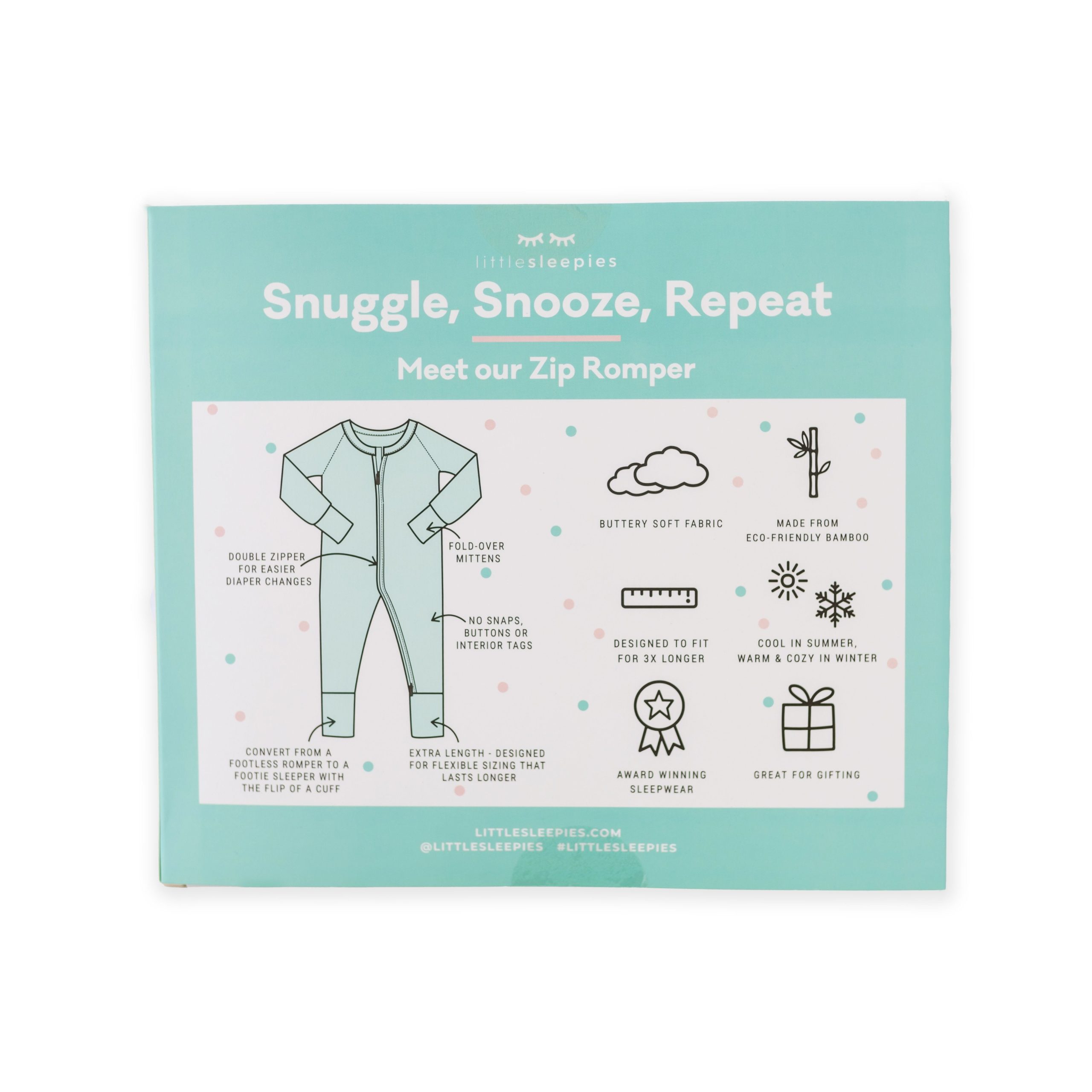 Pastel Rainbows. Bubblegum & Sunshine Zippy Grow With Me Three Pack Gift Box - Image 5